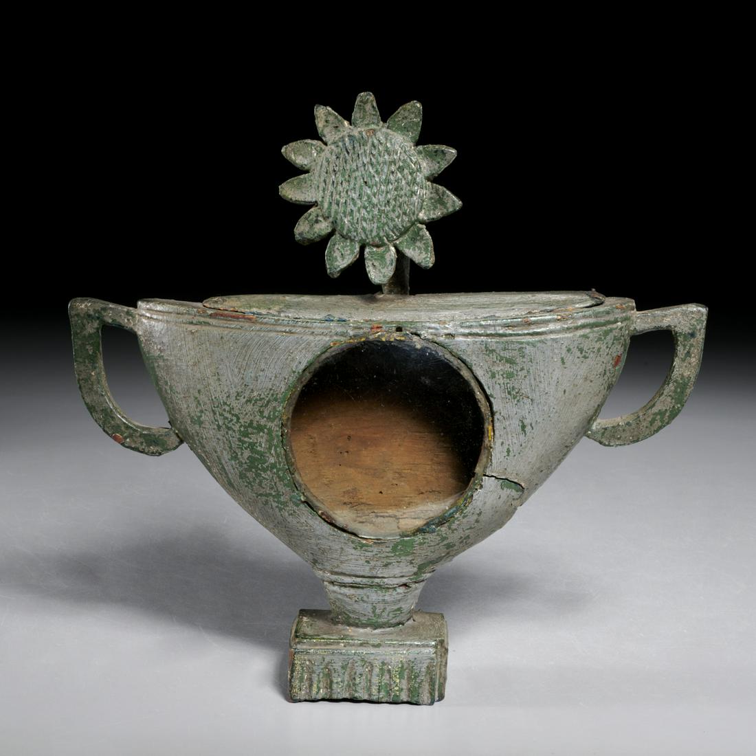 American Folk Art memorial urn, 18th c. (1 of 6)