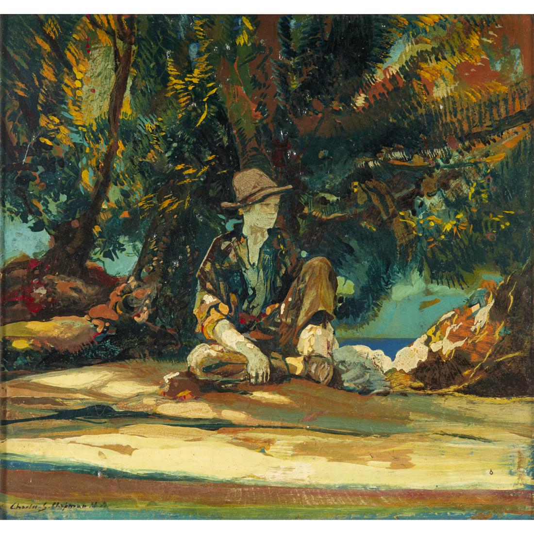 Charles Shepard Chapman, oil on Masonite (1 of 9)
