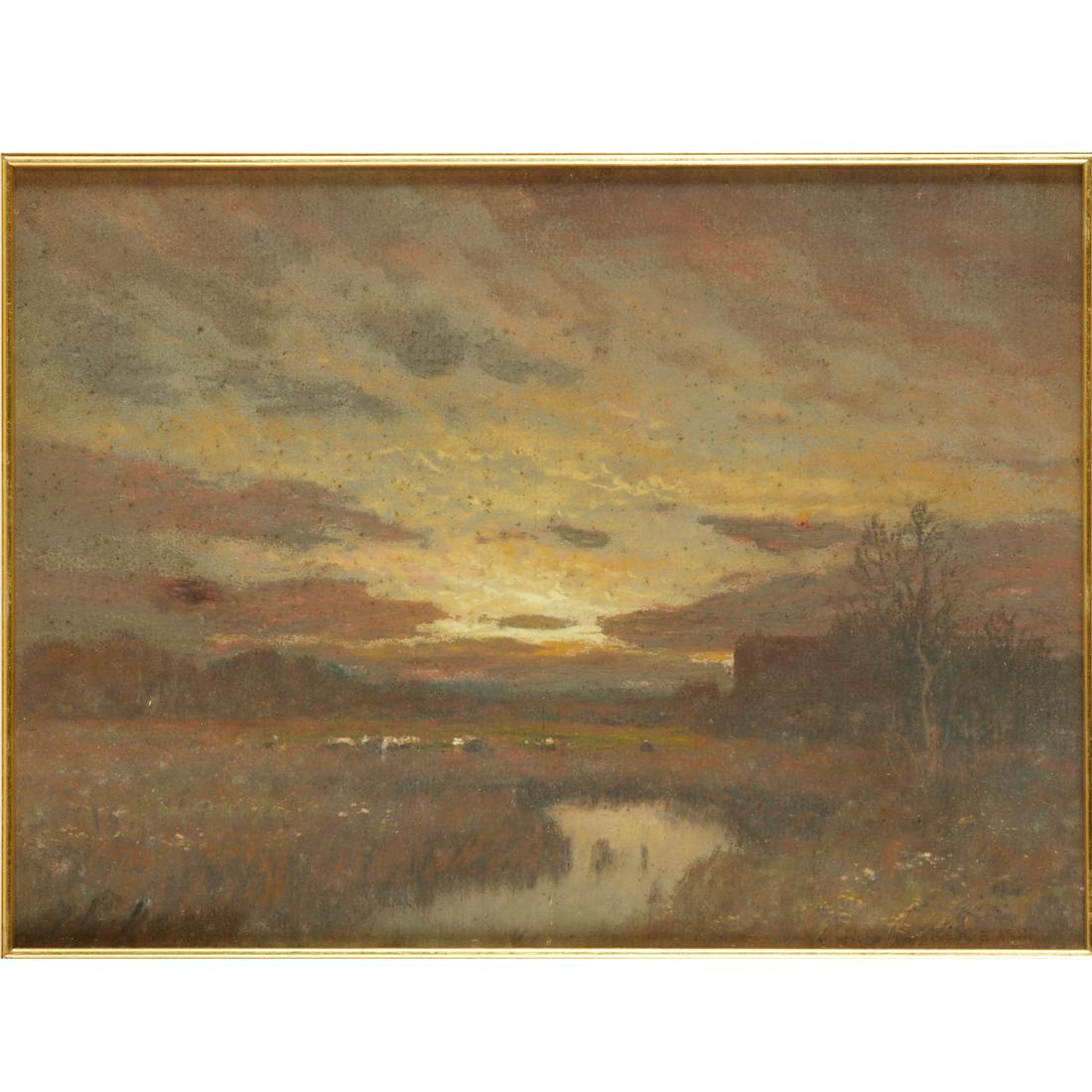 Charles Warren Eaton, pastel on paper (1 of 8)