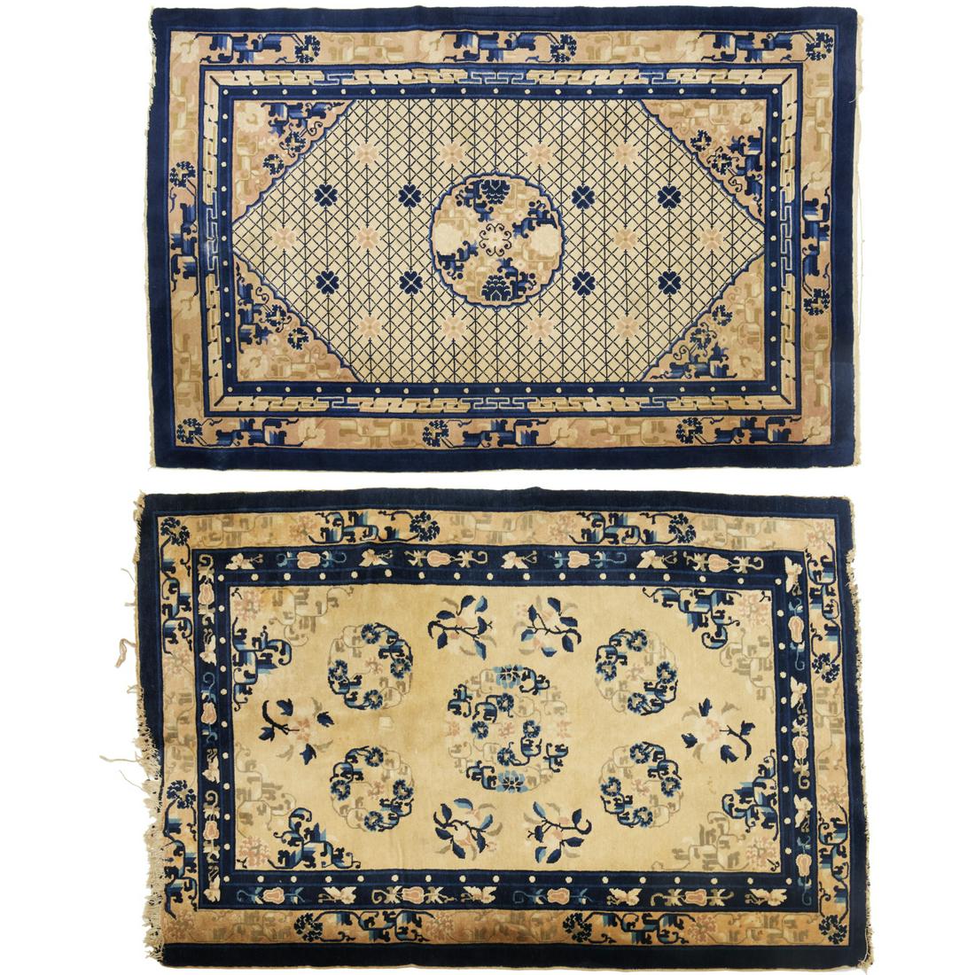 Antique Chinese Ningxi and Peking area rugs (1 of 12)