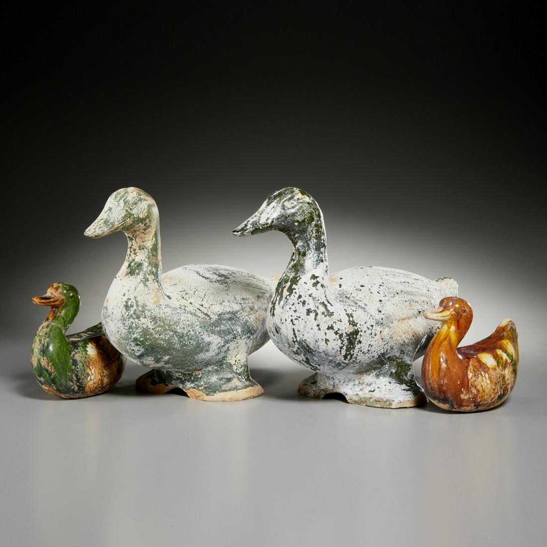 Chinese Han and Tang style models of ducks (1 of 8)