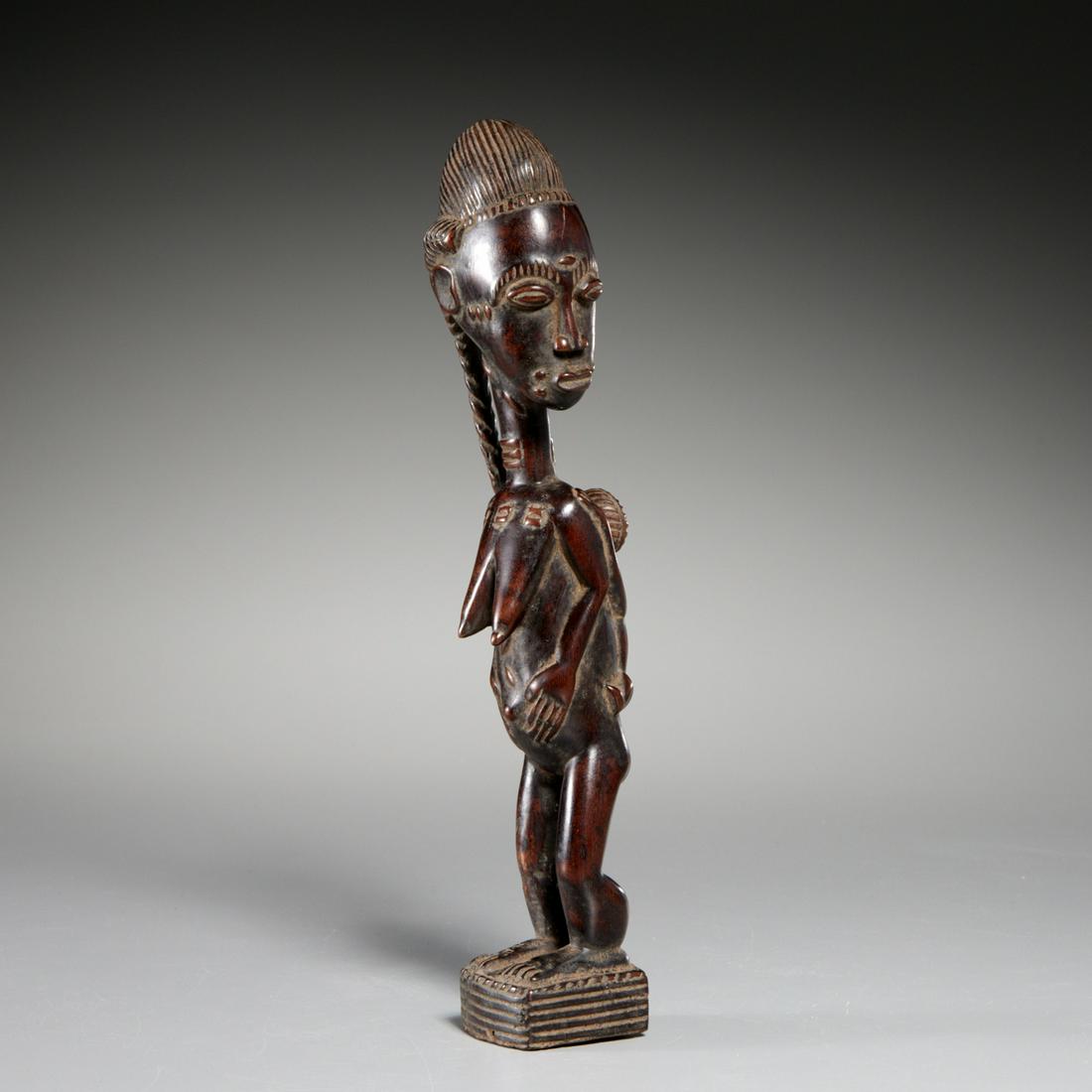 Baule People, wood fertility figure (1 of 7)