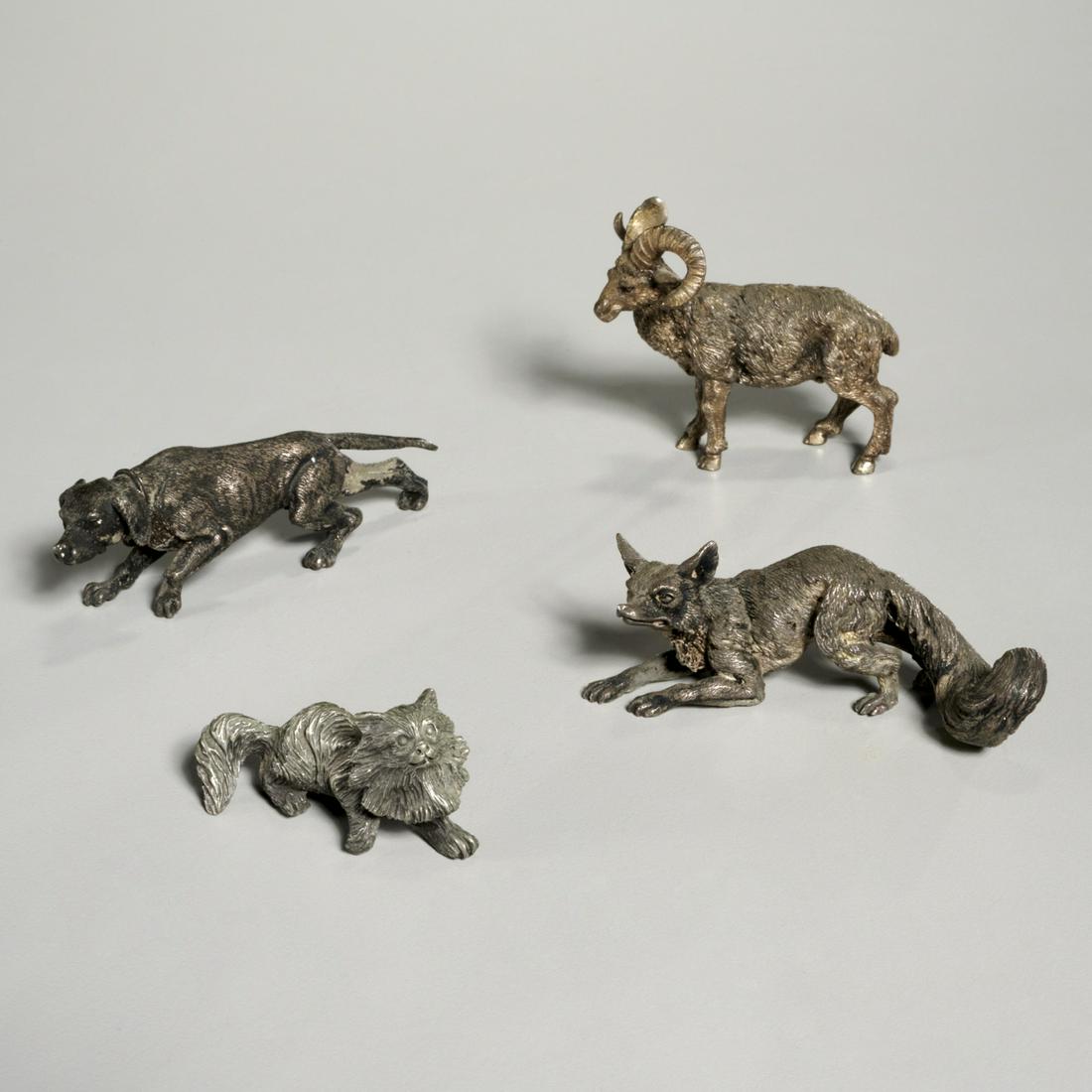 Buccellati, (4) .800 silver animals (1 of 10)