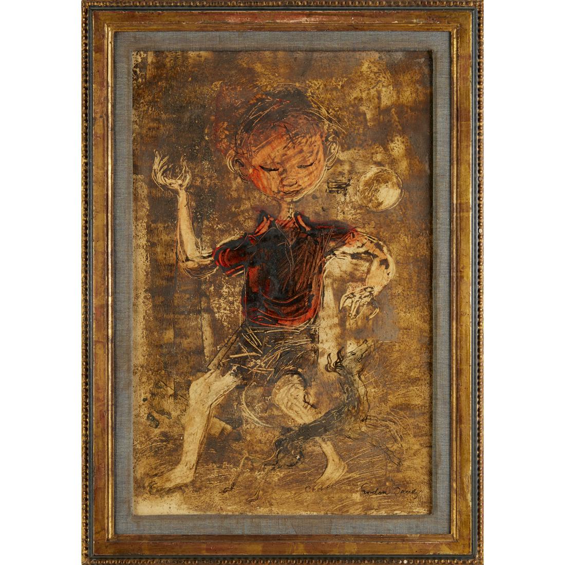 Gordon Davey, oil on board (1 of 8)