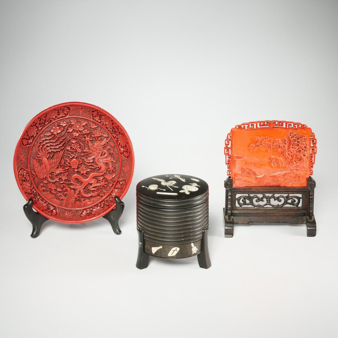 (3) Chinese & Japanese decorative objects (1 of 8)