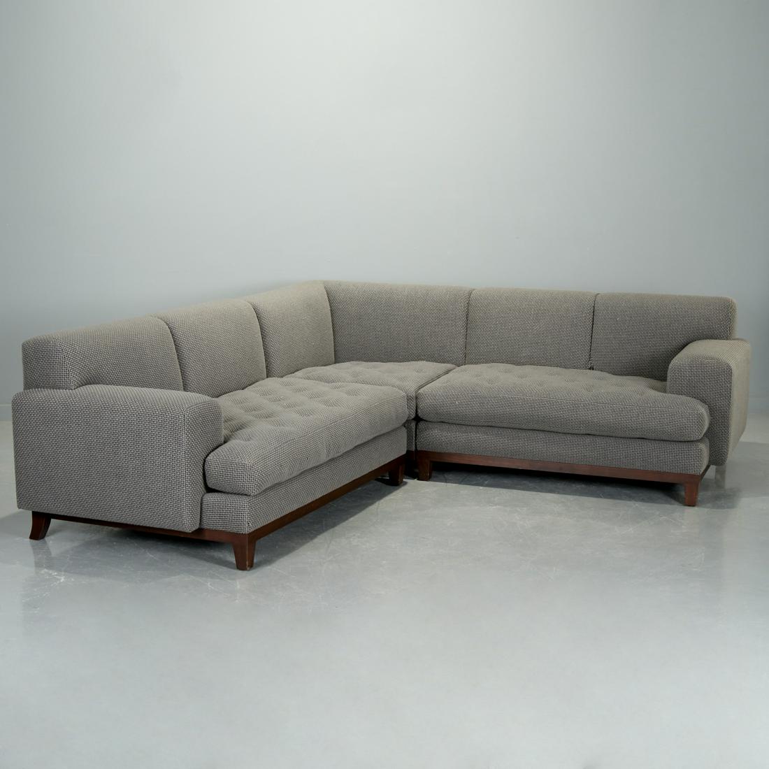Contemporary Designer L-shaped sectional sofa (1 of 9)