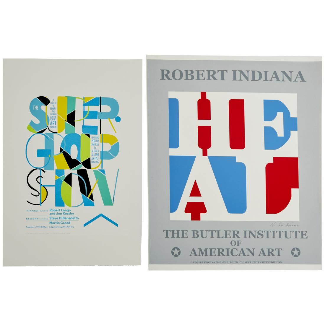 Robert Indiana, Alexander Isley, (2) posters (1 of 7)