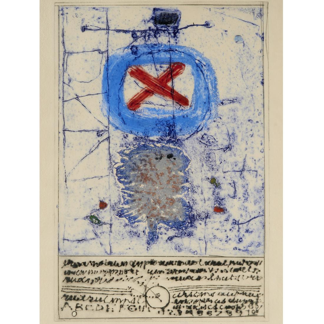 James Coignard, etching in colors (1 of 5)