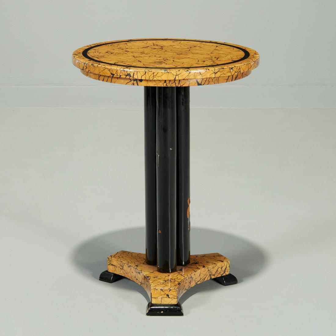 Art Deco style lacquered occasional table (1 of 6)