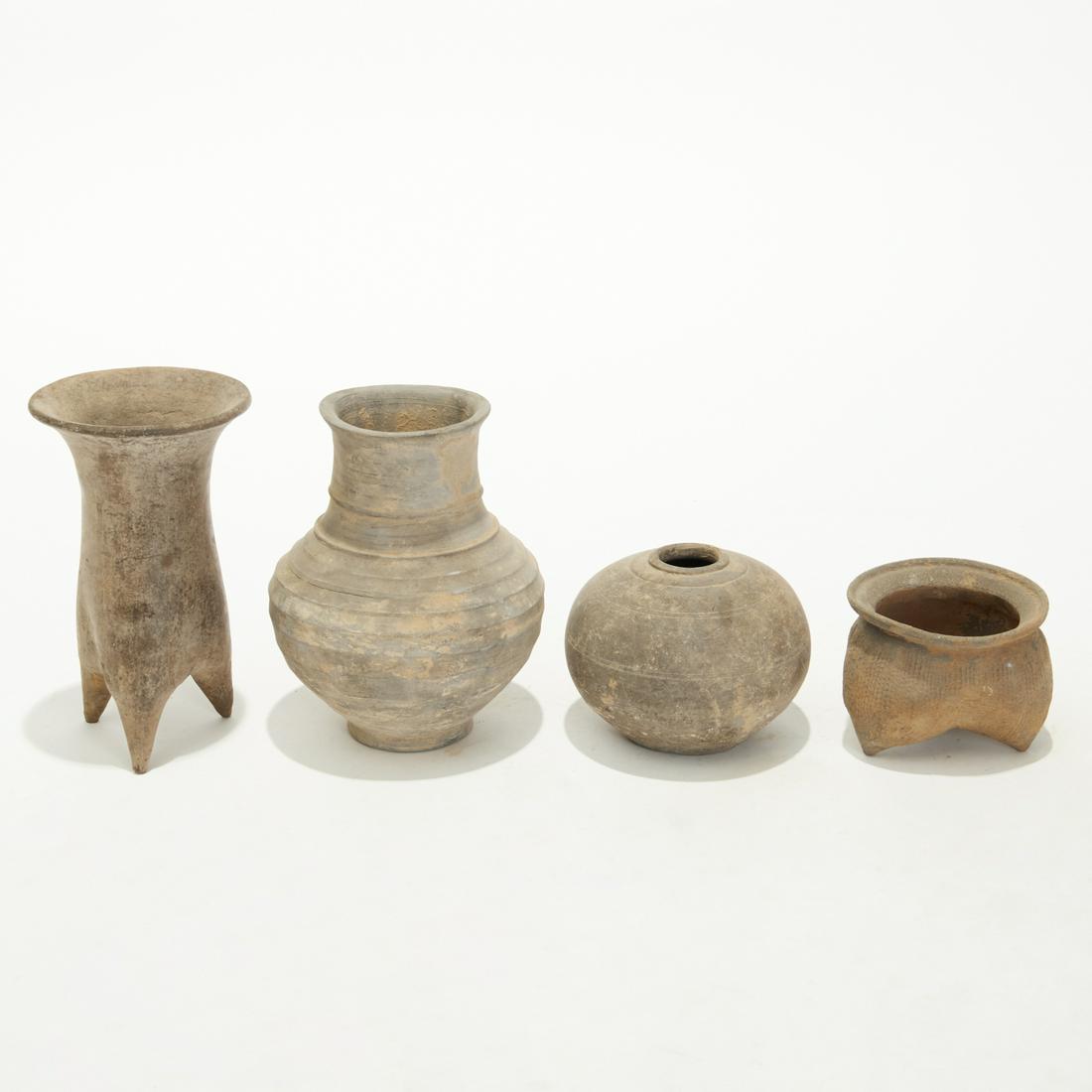 Early Chinese grey earthenware group (1 of 6)