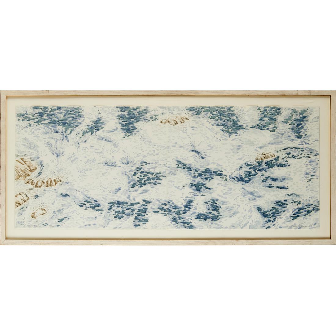 Anne MacDougall, diptych aquatint etching, 1982 (1 of 7)