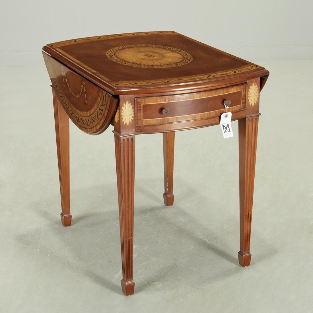 Smith & Watson inlaid pembroke table (1 of 5)