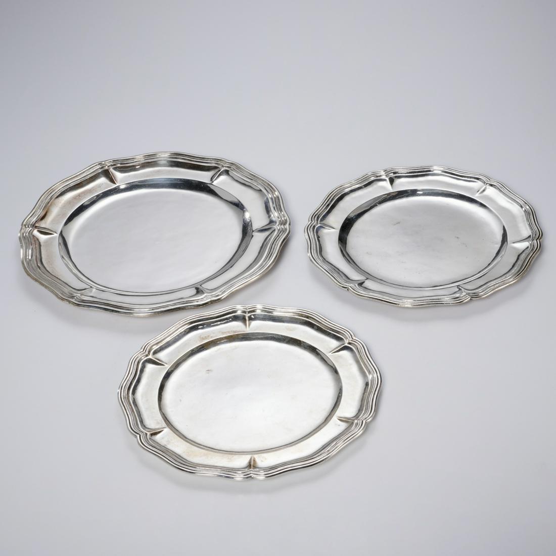 Group (3) Ortega .900 silver plates (1 of 5)