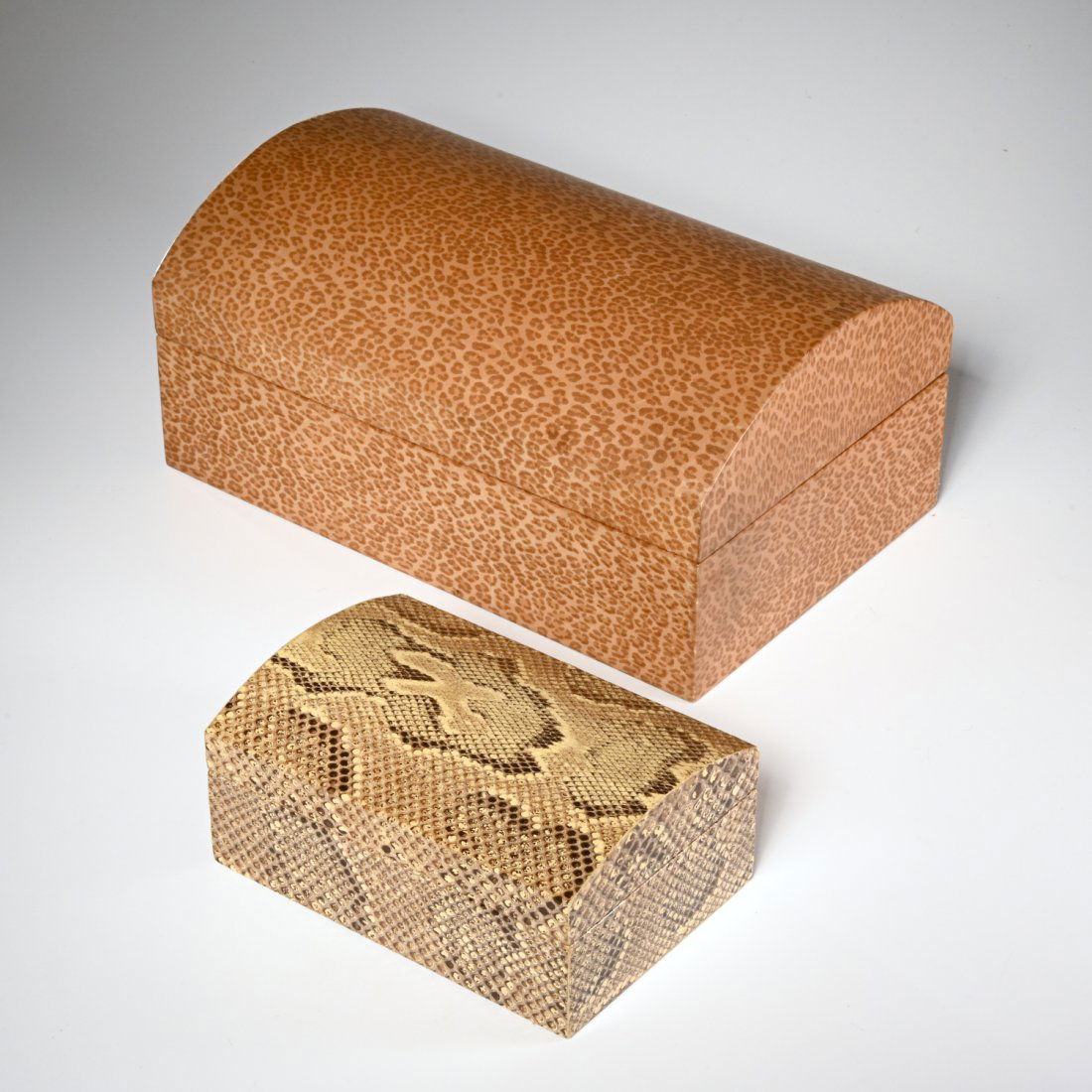 Karl Springer (attrib.), (2) hinged boxes (1 of 4)