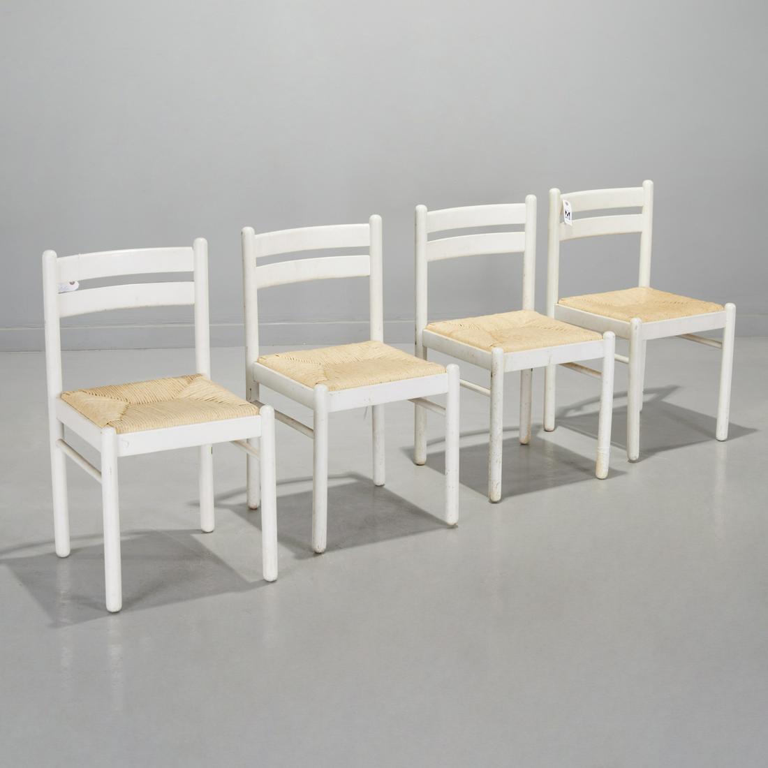 Set (4) Vico Magistretti style side chairs (1 of 6)