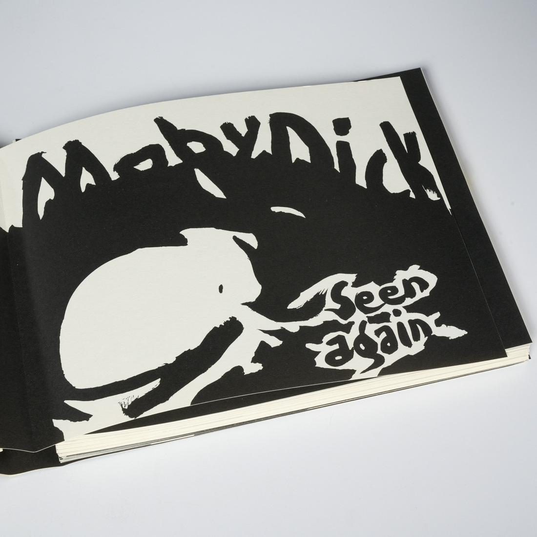 Wallace Putnam, Moby Dick Seen Again, signed,: Wallace Putnam, Moby Dick Seen Again, signed,, Wallace Putnam. Moby Dick Seen Again: Diary of an Artist Reading Melville's Book. Blue Moon Press, 1975, #11/365 with a loose lithograph signed by the ar