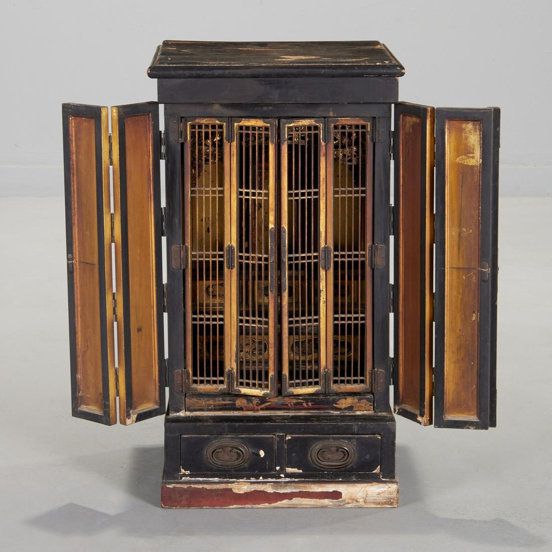 Japanese lacquer and giltwood Butsudan (1 of 7)