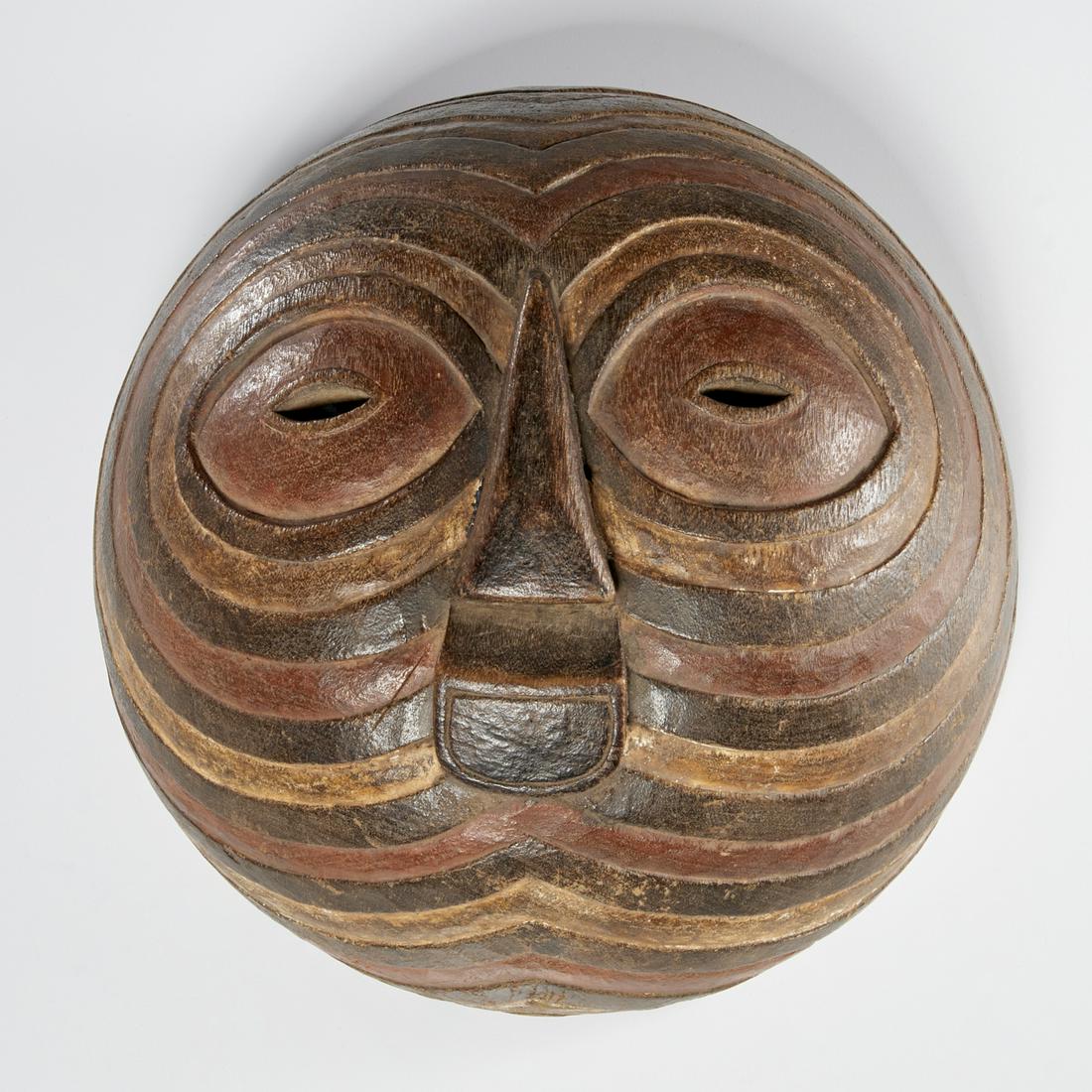 Luba People, carved wood mask (1 of 5)