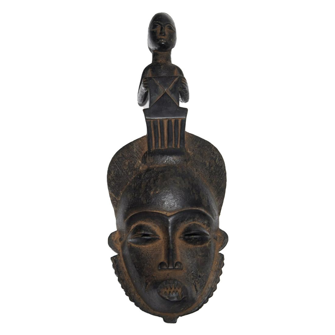 Baule Peoples, 'mblo' portrait mask (1 of 5)