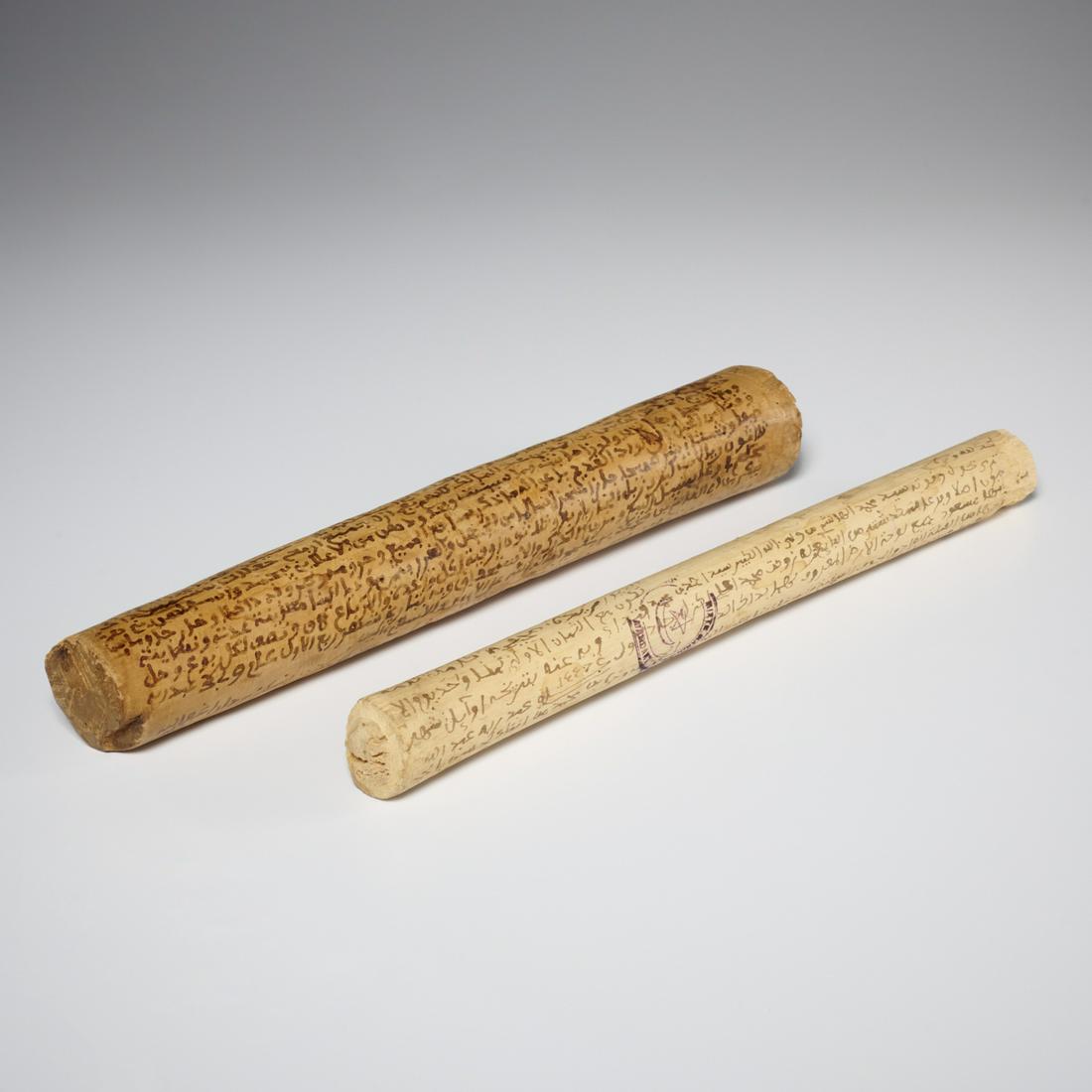 (2) North African Arabic prayer sticks (1 of 6)