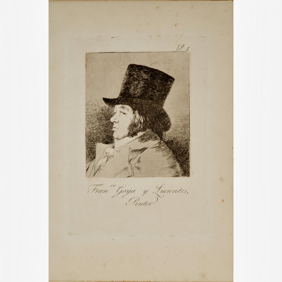 Francisco de Goya, Los Caprichos etching (1 of 3)