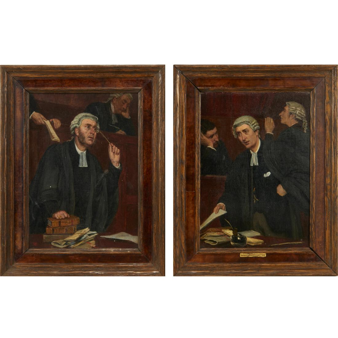 Thomas Davidson, pair of paintings (1 of 8)