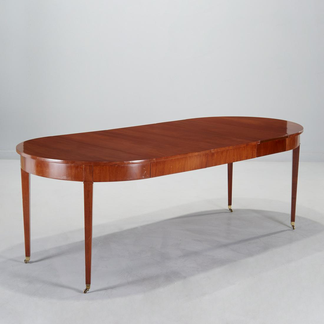Empire style mahogany extension dining table (1 of 7)