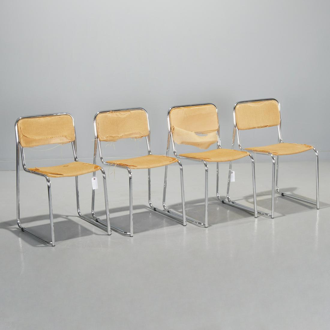 Set (4) Otto Gerdau Italian dining chairs (1 of 6)