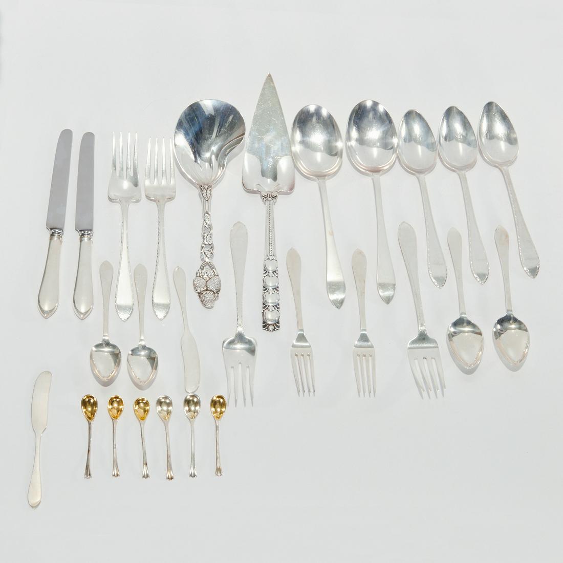 Tiffany sterling silver flatware & serving pieces (1 of 10)