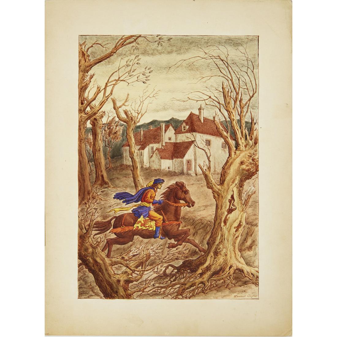 Ronald Clyne, original illustration art (1 of 5)