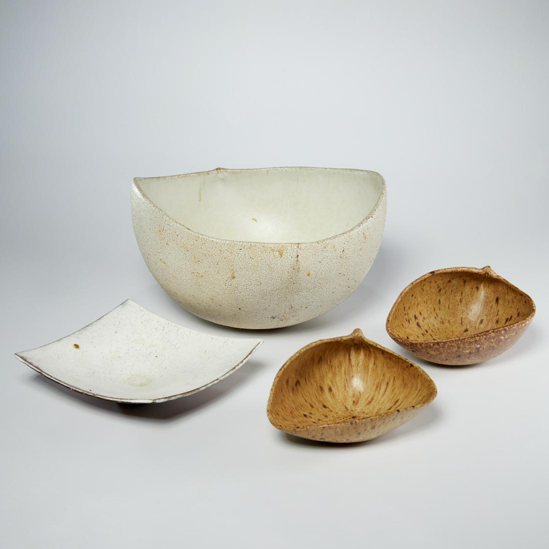 (4) Japanese modern glazed ceramics (1 of 6)