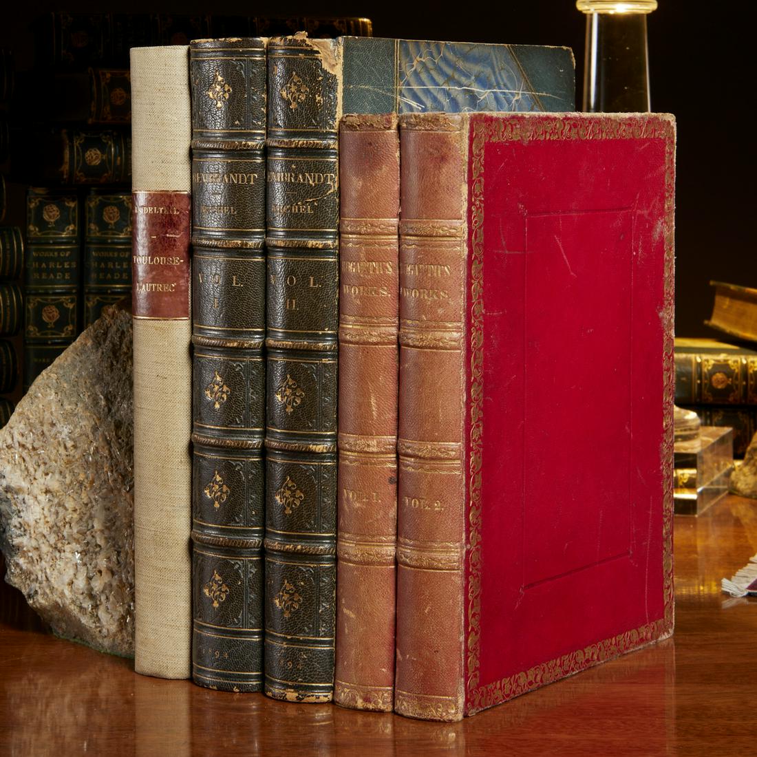 Group of Art books, incl. Rembrandt, Hogarth (1 of 6)