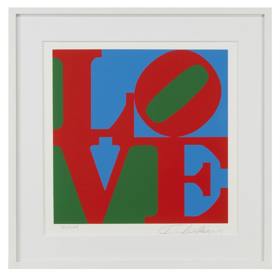 Robert Indiana, Screenprint in colors, 1997 (1 of 5)