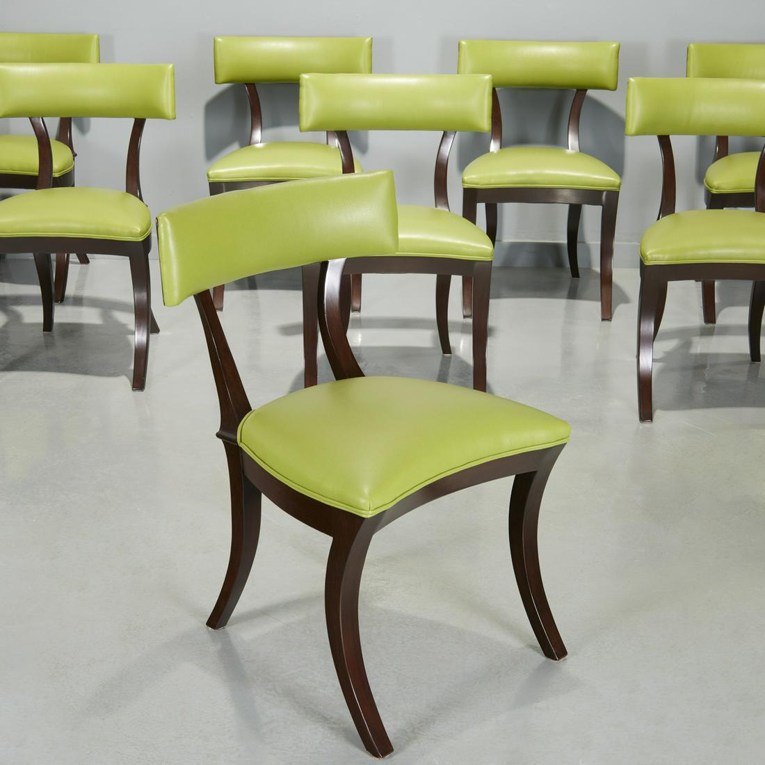 Artistic Frame, NY, (8) "Olympia" dining chairs (1 of 9)