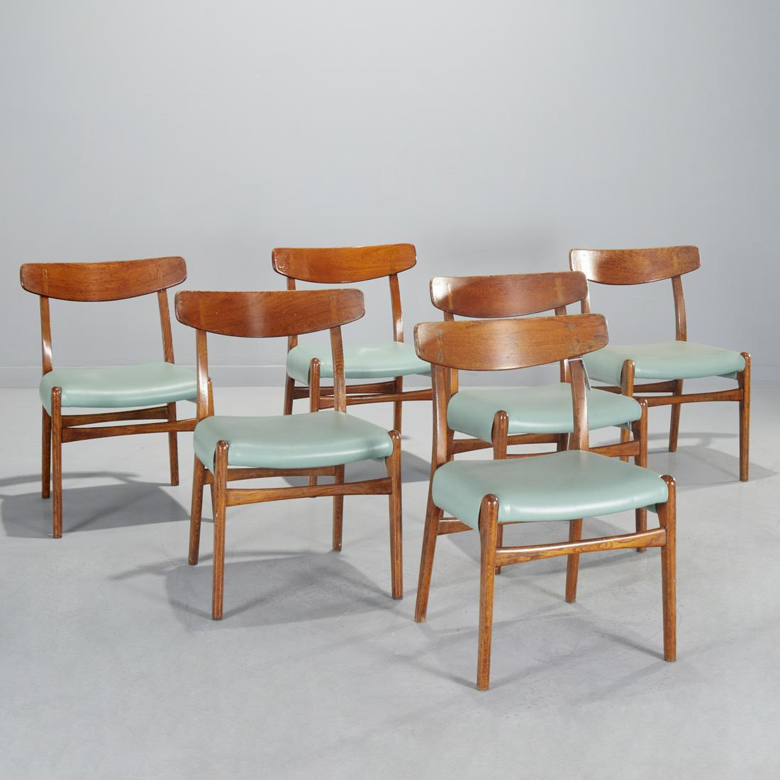 Hans Wegner for Carl Hansen, (6) CH23 side chairs (1 of 8)