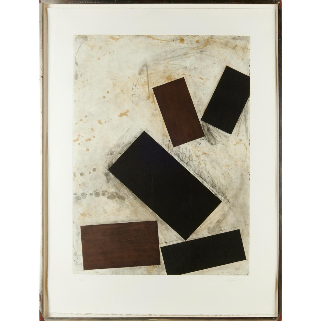 Joel Shapiro, aquatint etching, 1990 (1 of 6)