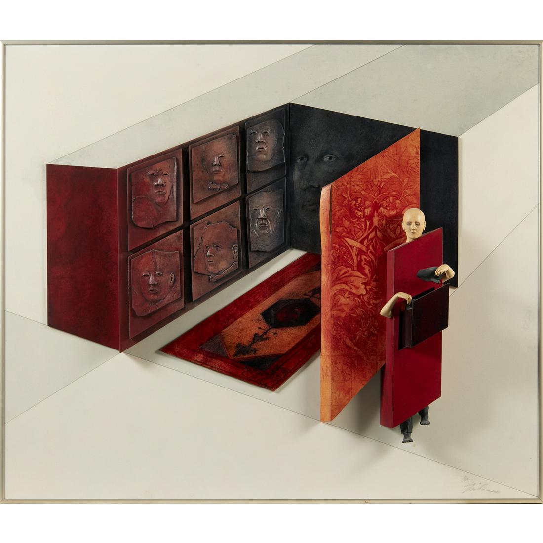 Melissa Zink, dimensional painting, 1989 (1 of 8)