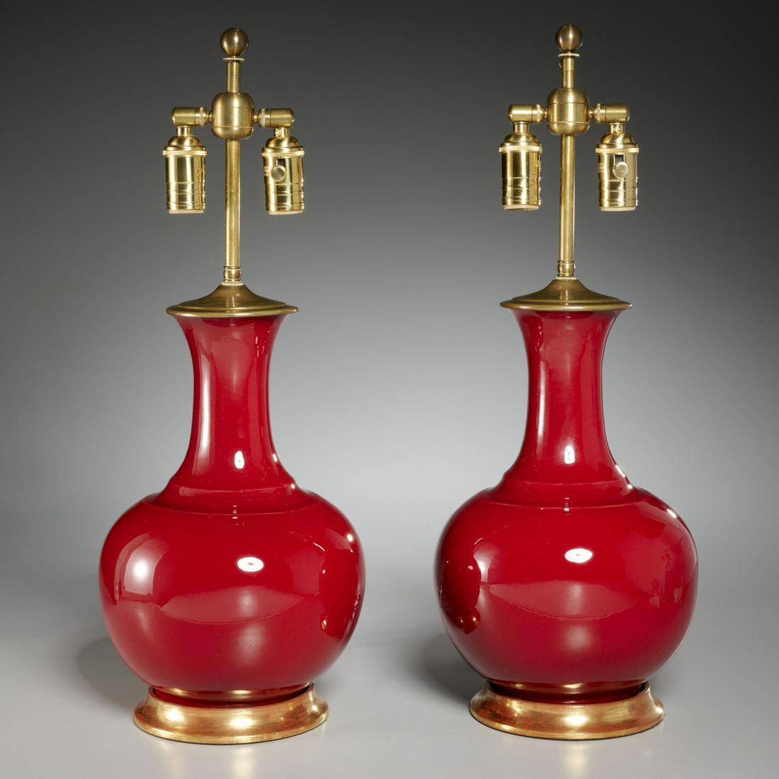 Christopher Spitzmiller, pair "Lindsay" lamps (1 of 5)