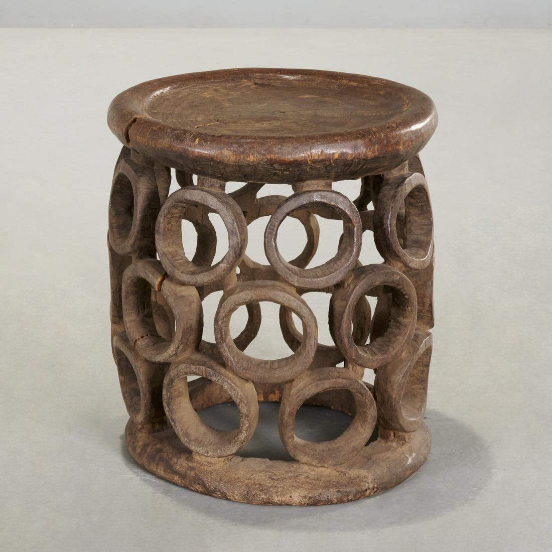 Bamileke or Bamum Peoples, round stool (1 of 5)
