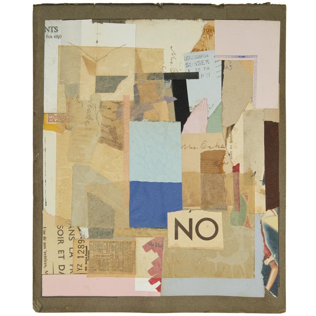 Kurt Schwitters (manner), collage, c. 1940s (1 of 6)