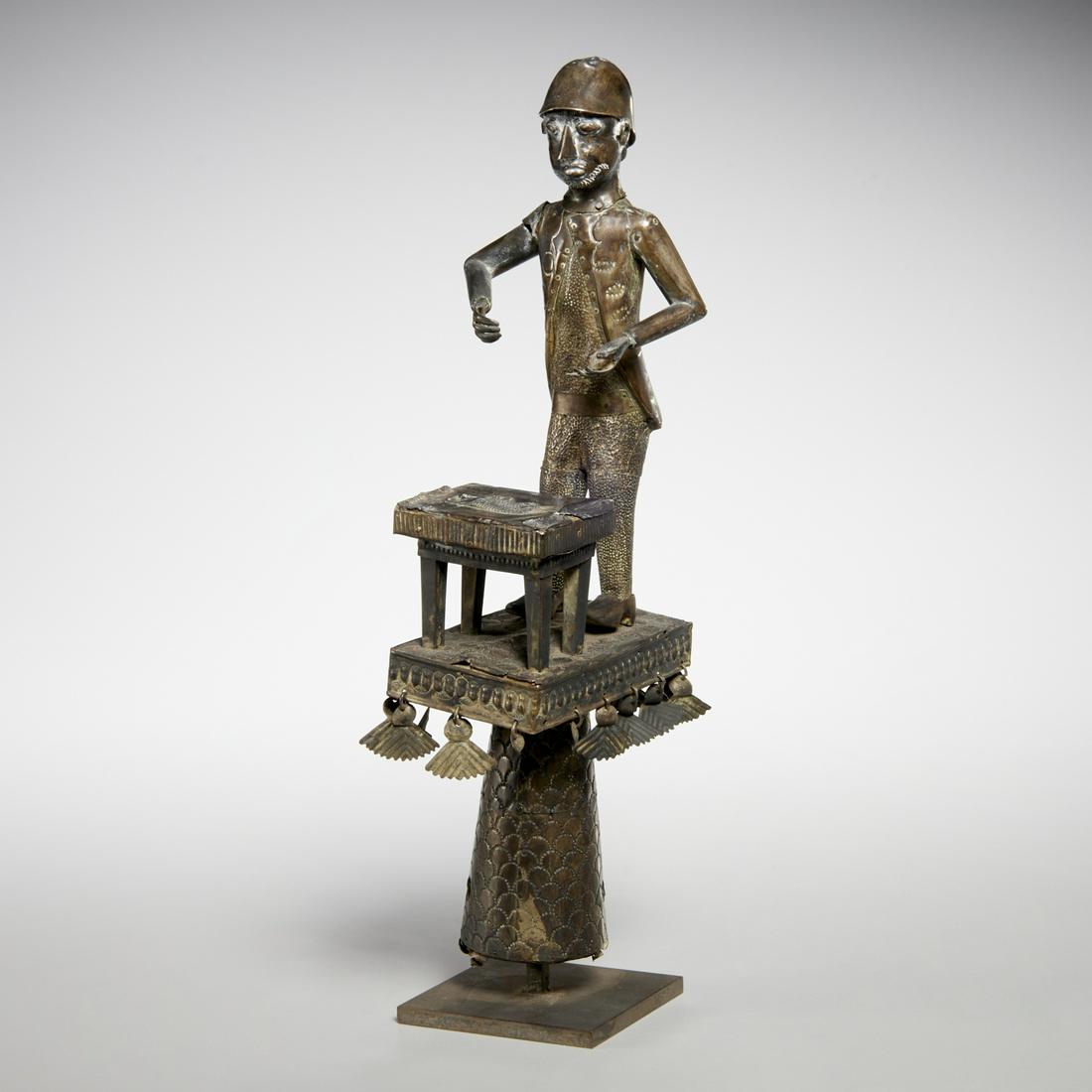West African silvered staff finial (1 of 9)
