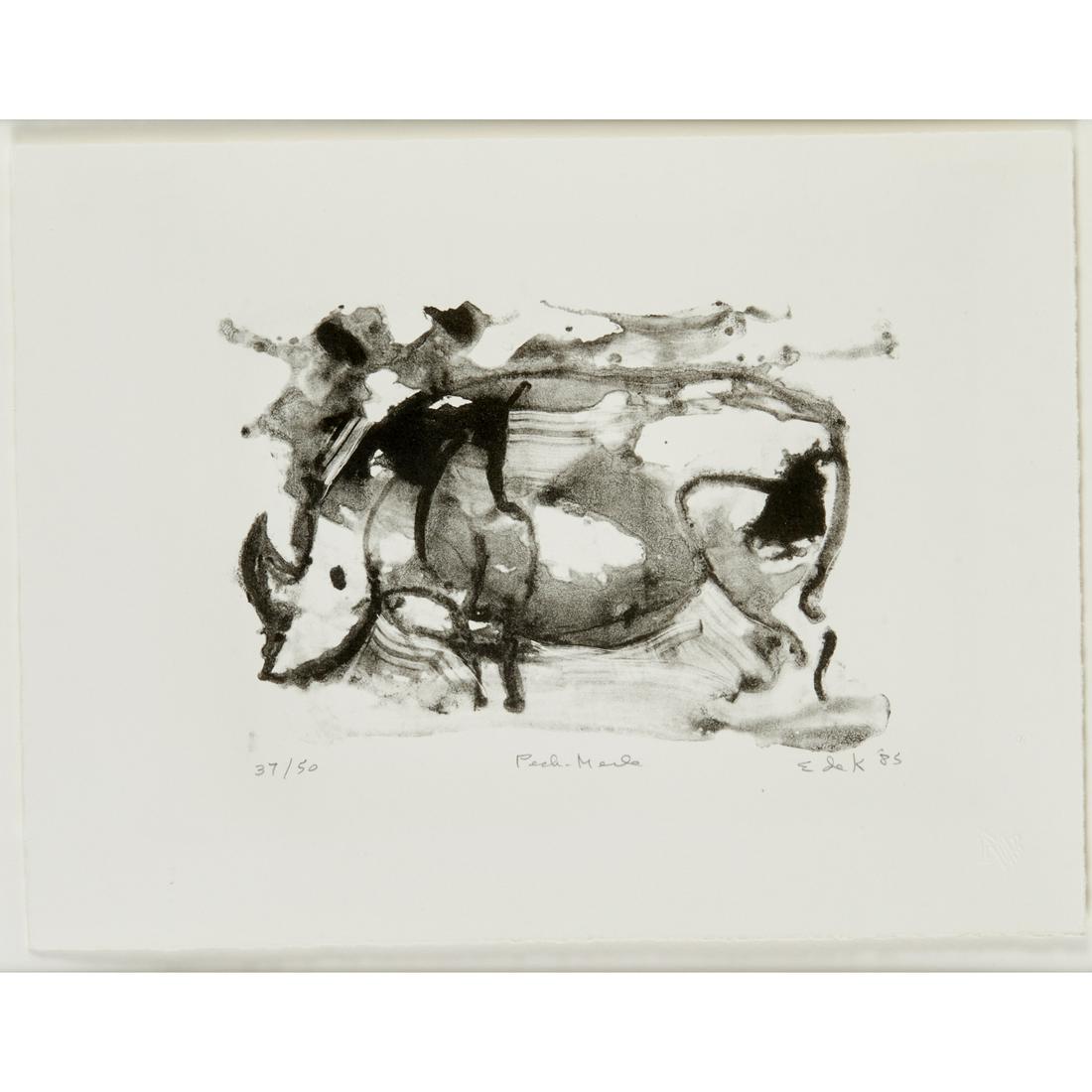 Elaine de Kooning, signed lithograph, 1985 (1 of 7)