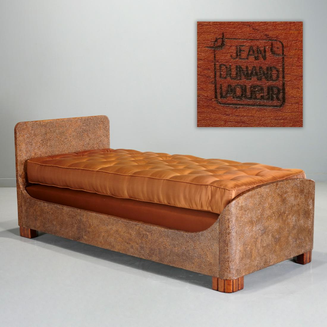 Important Jean Dunand "Bateau" bed, signed (1 of 15)