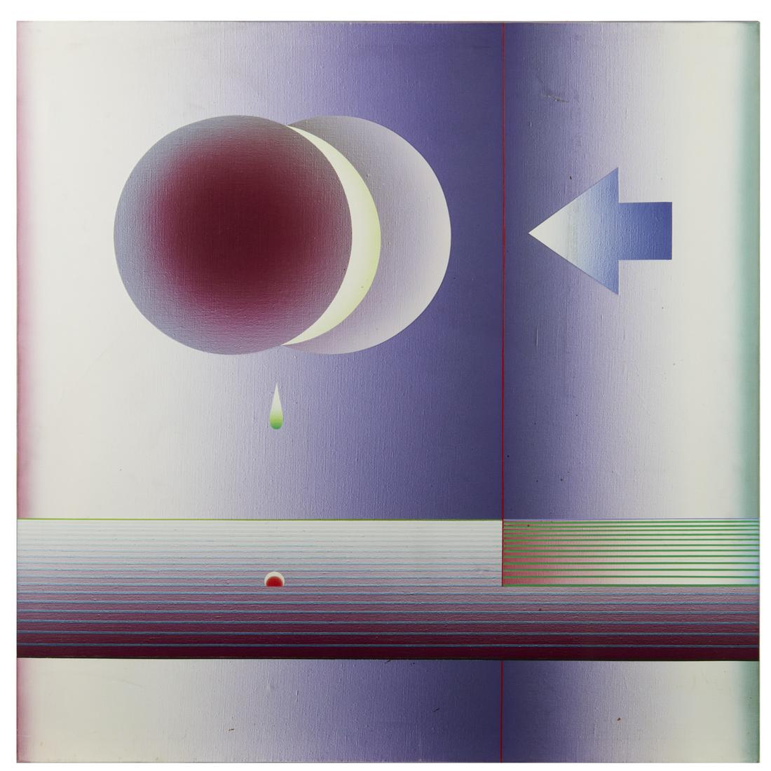 Stefan Knapp, large acrylic on canvas, 1984 (1 of 8)