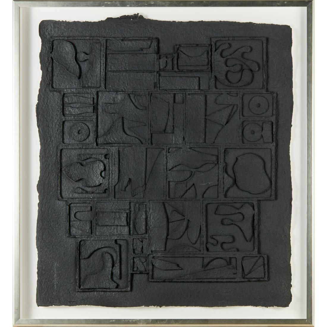 Louise Nevelson, cast paper relief, 1975 (1 of 6)
