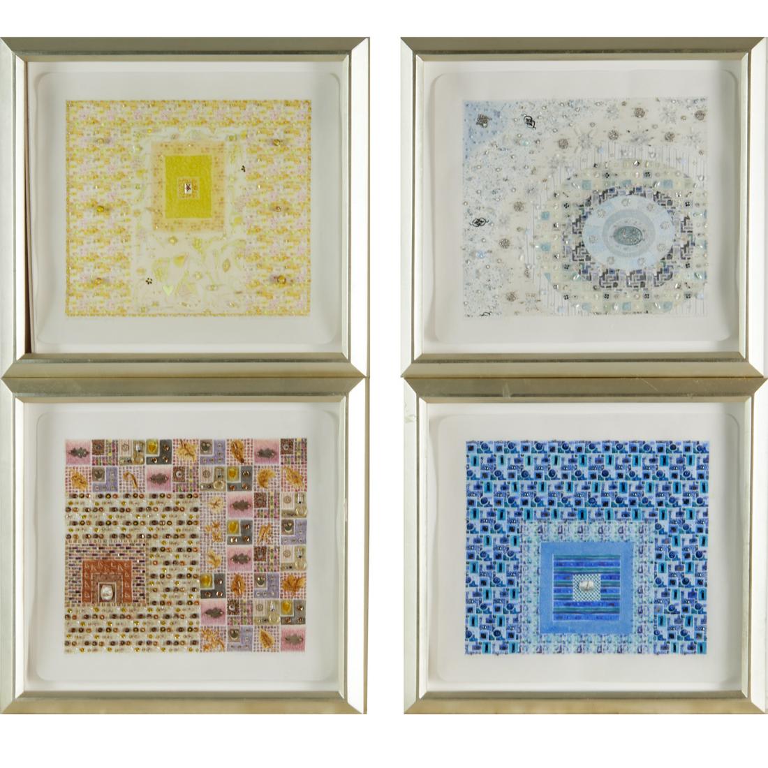 Ellen Frances Tuckman, (4) collages, 1997-1999 (1 of 9)