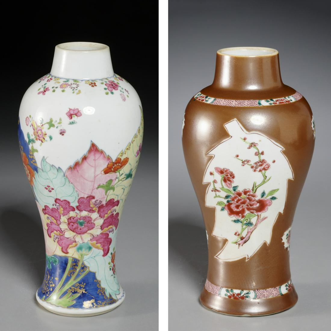 (2) Chinese Export porcelain baluster jars (1 of 7)