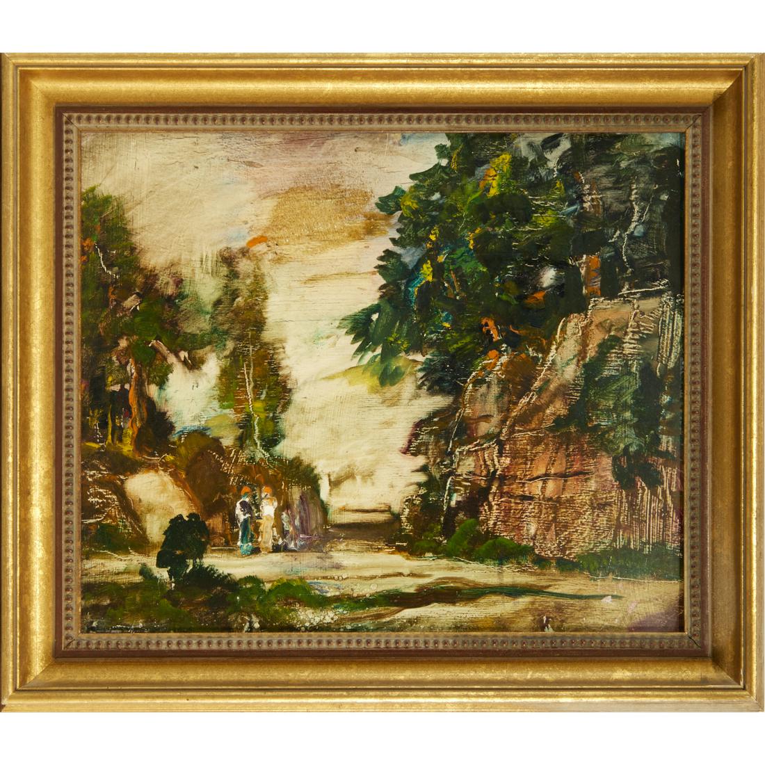 Charles S. Chapman, oil on board (1 of 7)