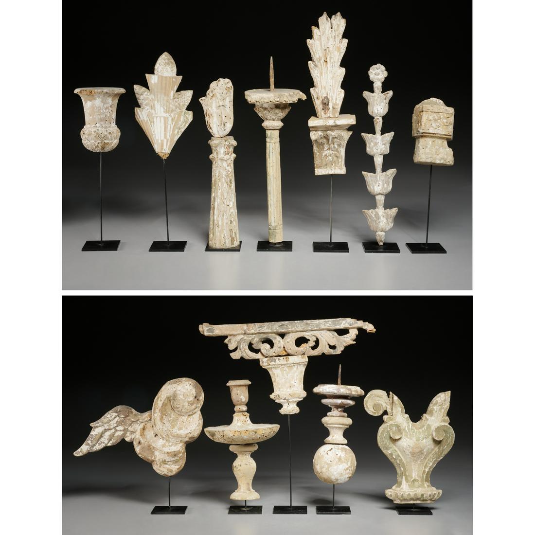 Collection (12) antique architectural fragments (1 of 6)