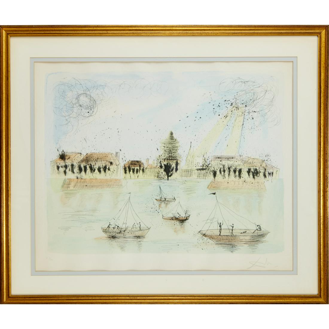 Salvador Dali, color etching, 1974 (1 of 8)